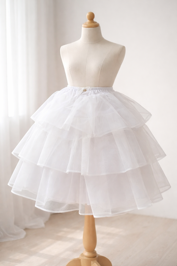 3 Frils Cancan Skirt For Baby