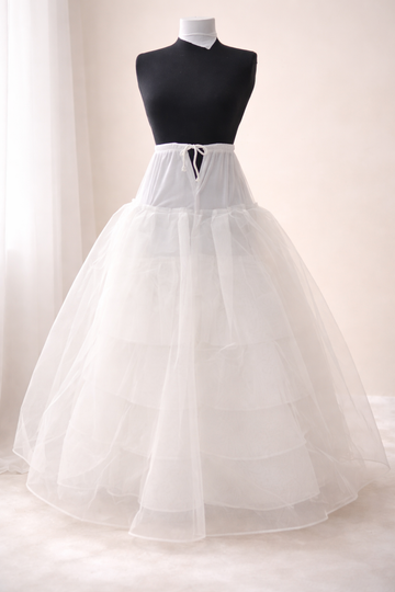 4 Frils Cover Cancan Skirt For Normal & Little bit Heavy Dresses