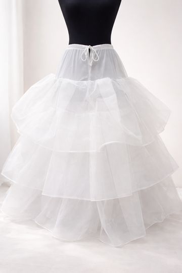 3 Frils Cancan Skirt For Normal Dresses