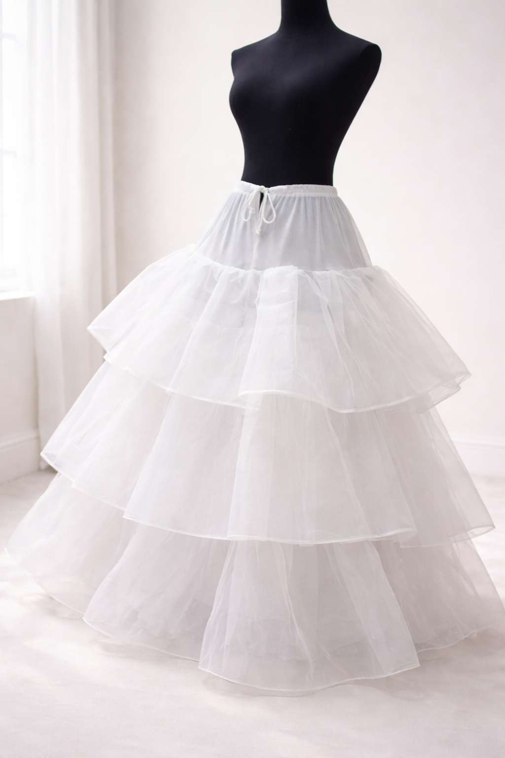 3 Frils Cancan Skirt For Normal Dresses