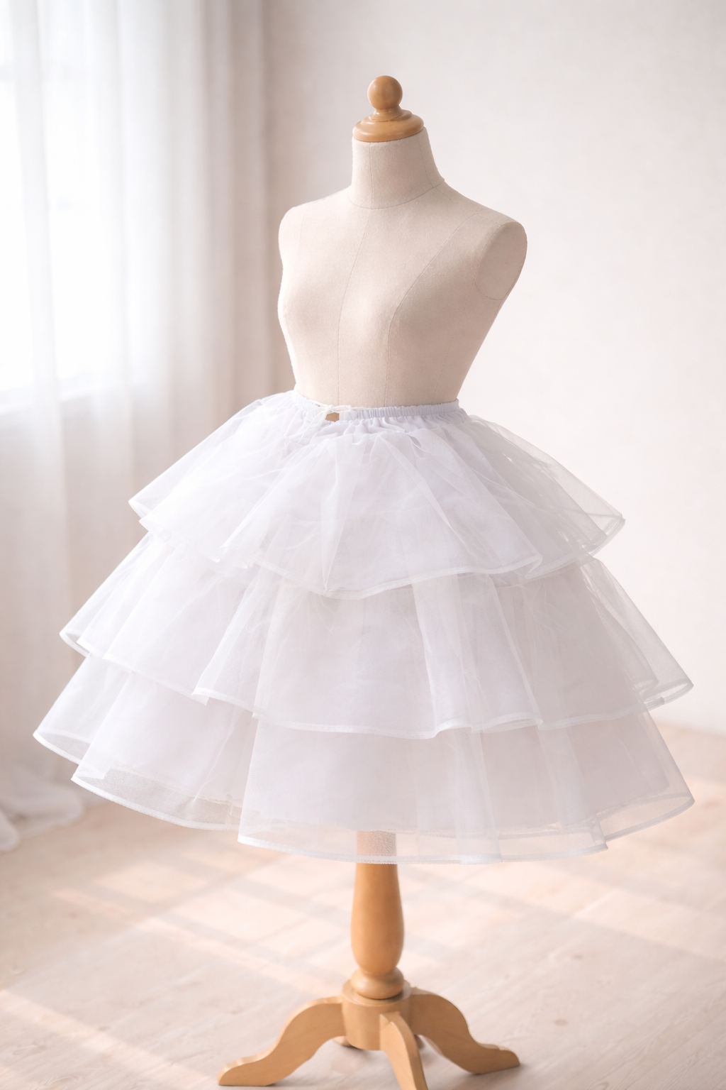 3 Frils Cancan Skirt For Baby