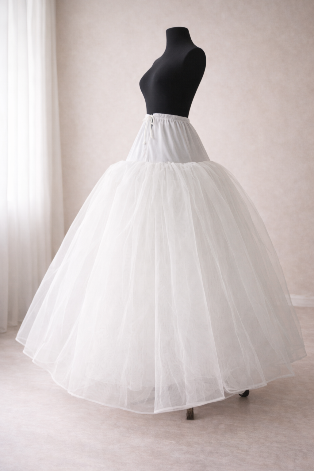 4 Layers Cancan Skirt For Bridal Heavy Dresses